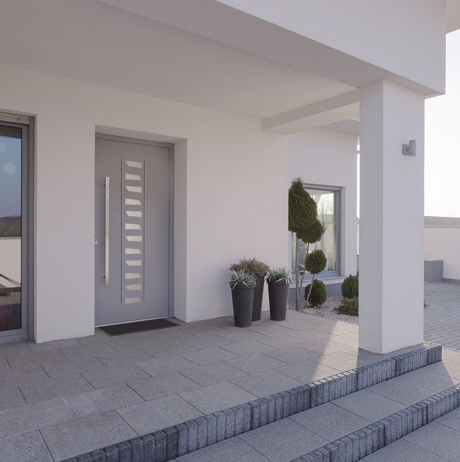 Porte d'entrée aluminium